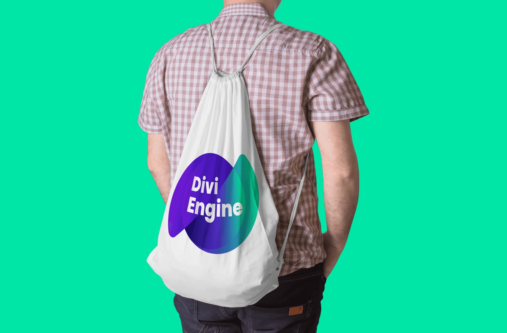 Divi Engine String Bag (Big Logo) screenshot 2